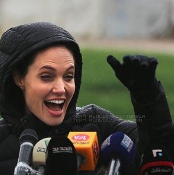 Angelina Jolie in Lebanon-Bekaa